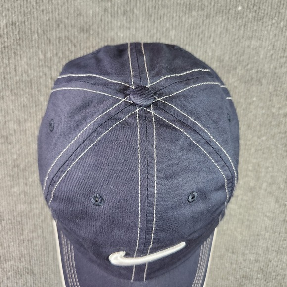 Nike Golf Hat Adult One Size Blue Performance Quick Dry Woven Cap Adjustable - Picture 3 of 9